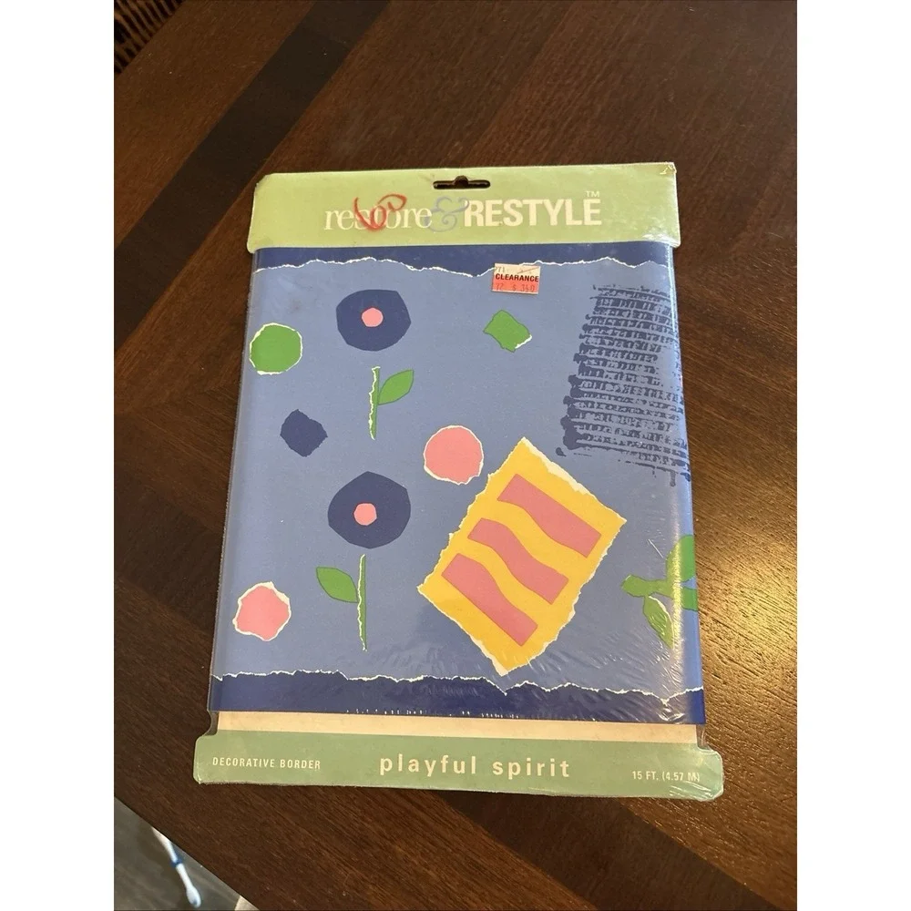 Vtg Restore & Restyle (2 Pkg) 15' Each Decorative Border Playful Spirit 1 Open